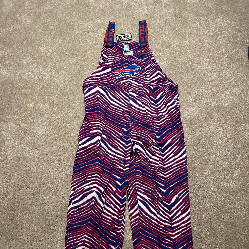 Buffalo Bills Zubaz Overalls- Size XL
